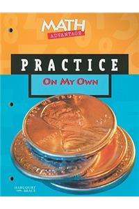 Math Advantage on My Own Practice Workbook, Grade 1
