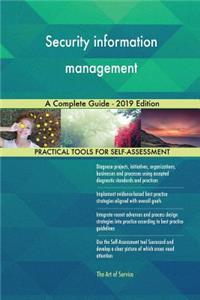 Security information management A Complete Guide - 2019 Edition