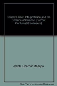 Fichtes's Kant