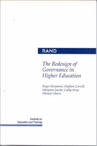The Redesign of Governance in Higher Education