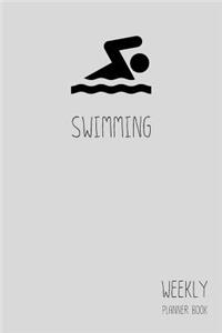 Swimming Weekly Planner Book