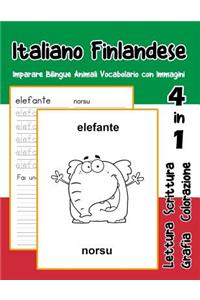Italiano Finlandese Imparare Bilingue Animali Vocabolario con Immagini