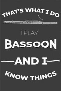 I Play Bassoon