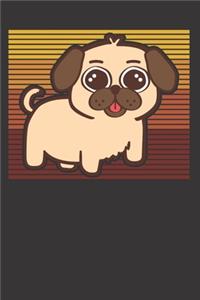 Pug Dog Puppy Notebook Journal