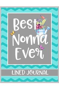 Best Nonna Ever Lined Journal
