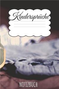 Kindersprüche Notizbuch
