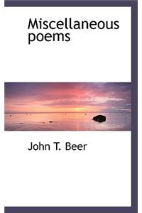 Miscellaneous Poems