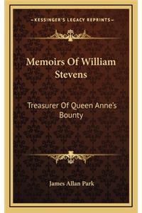 Memoirs of William Stevens