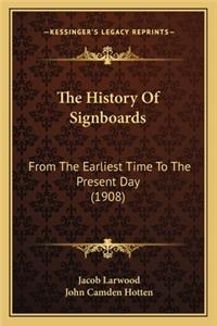 The History Of Signboards