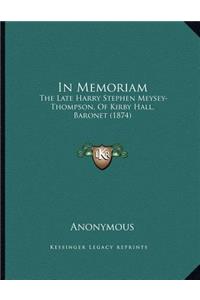 In Memoriam