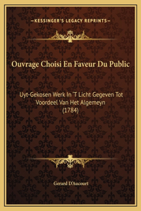 Ouvrage Choisi En Faveur Du Public