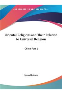 Oriental Religions and Their Relation to Universal Religion