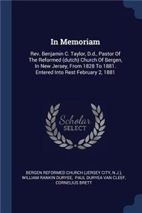 In Memoriam