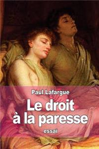 droit à la paresse