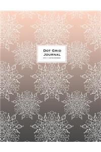 Dot Grid Journal - Dotted Notebook, 8.5 x 11 - Blush Pink