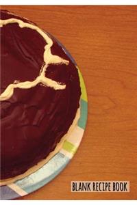 Blank Recipe Book - Vegan Chocolate Cake (Cover)