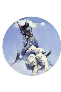 Frazetta Magnet: Silver Warrior