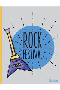 Rock Festival with Electric Guitar
