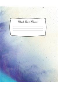 Blank Sheet Music Notebook Kids