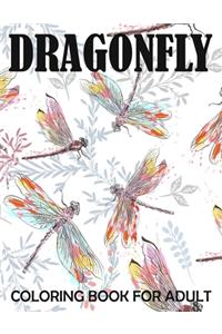 dragonfly coloring books for adult