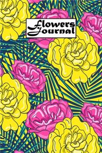 Colorful Flowers Journal