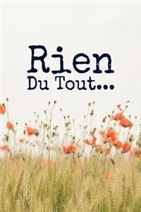 Rien du tout