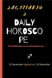 Sagittarius Daily Horoscope Notebook