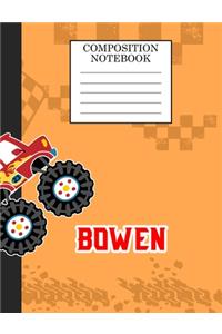 Compostion Notebook Bowen