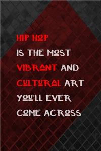 Hip Hop Is The Most Vibrant And Cultural Art You'll Ever Come Across