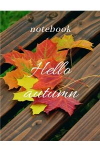 Notebook hello autumn