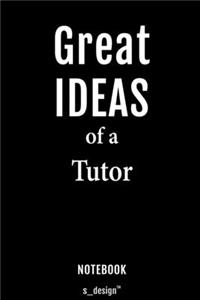 Notebook for Tutors / Tutor