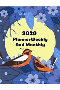 2020 Planner Weekly And Monthly
