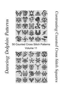 Contrasting Counted Cross Stitch Squares: 50 Counted Cross Stitch Patterns