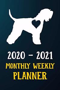 2020 2021 Monthly Weekly Planner