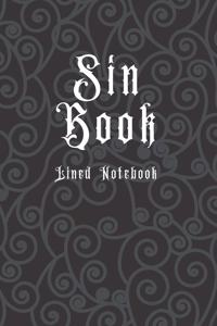 Sin Book Lined Notebook