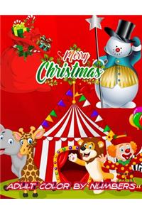 Merry Christmas Adult Color By Numbers