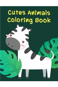 cute animals coloring book