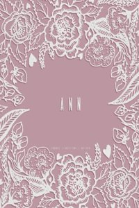 Ann. Dusty Pink Dot Grid Journal