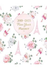 2019-2023 Five Year Planner Paris