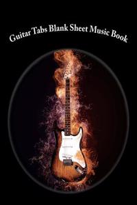 Guitar Tabs Blank Sheet Music Book