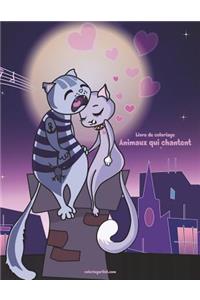 Livre de coloriage Animaux qui chantent 1