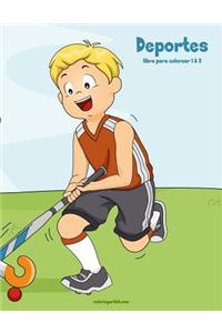 Deportes libro para colorear 1 & 2