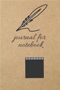 Journal for Notebook