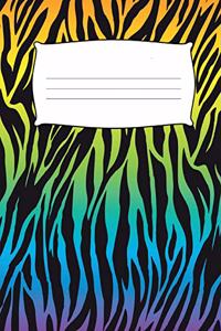 Zebra Print Kids Primary Journal Composition Notebook