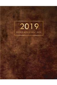2019 Weekly Appointment Book