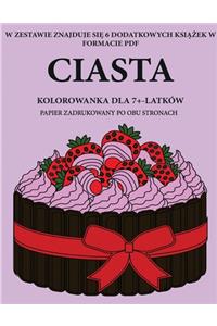 Kolorowanka dla 7+-latków (Ciasta)