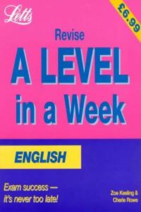 English (Revise A-level in a Week S.)