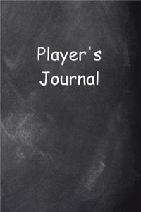 Player's Journal Chalkboard Design