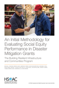 Initial Methodology for Evaluating Social Equity Performance in Disaster Mitigation Grants