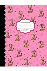 Composition Book College Ruled 100 Sheets (200 Pages)